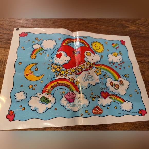 Vintage 1980s Care Bears & Care Bear Cousins Play-Doh Sets in 1 Box - Picture 6 of 9